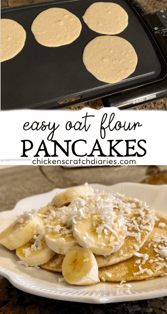 Easy Oat Flour Pancakes
